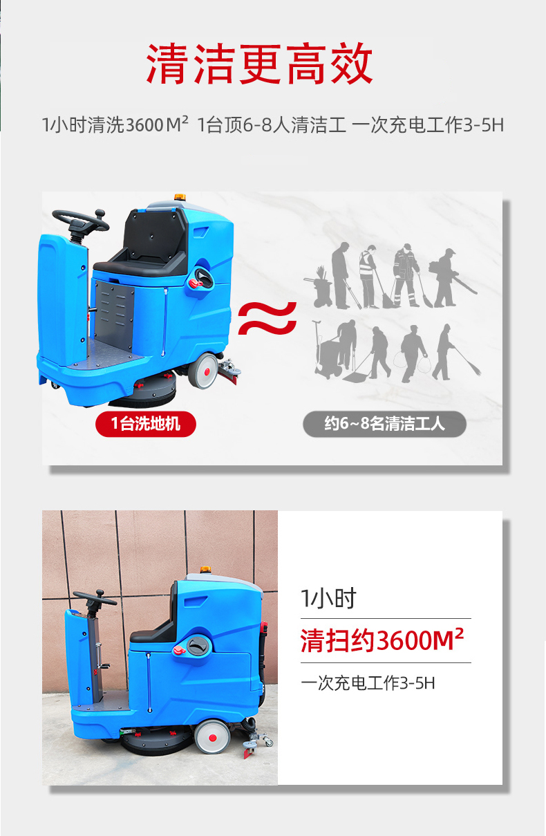 枣庄驾驶式洗地机更适合用在高铁站